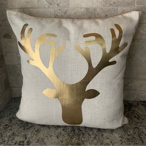 Reindeer Throw Pillow | Throw Cushion